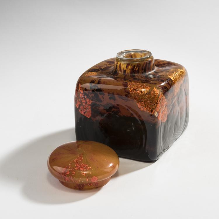Bild 1 zu Objekt, Tintenfass 'Verre de Jade', um 1918-20, Daum Fr&egrave;res, Nancy, 150B 163
