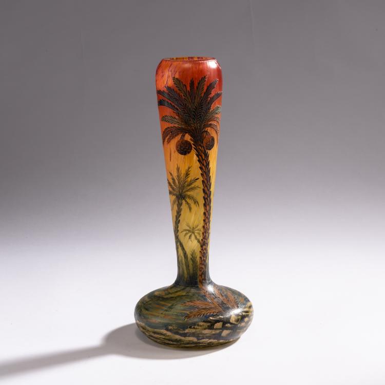 Hauptbild zu Objekt, Vase 'Palmiers', c. 1920, Lothringen, 150B 222