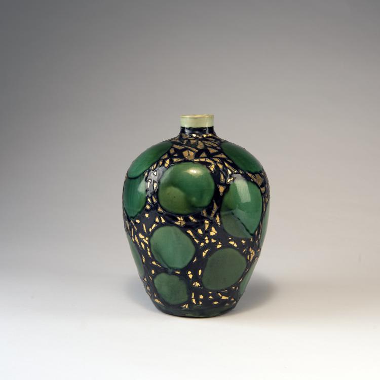 Hauptbild zu Objekt, 'Goldmosaik' vase,  1906, Max Laeuger, Laeuger, Max, Kandern, 150B 519