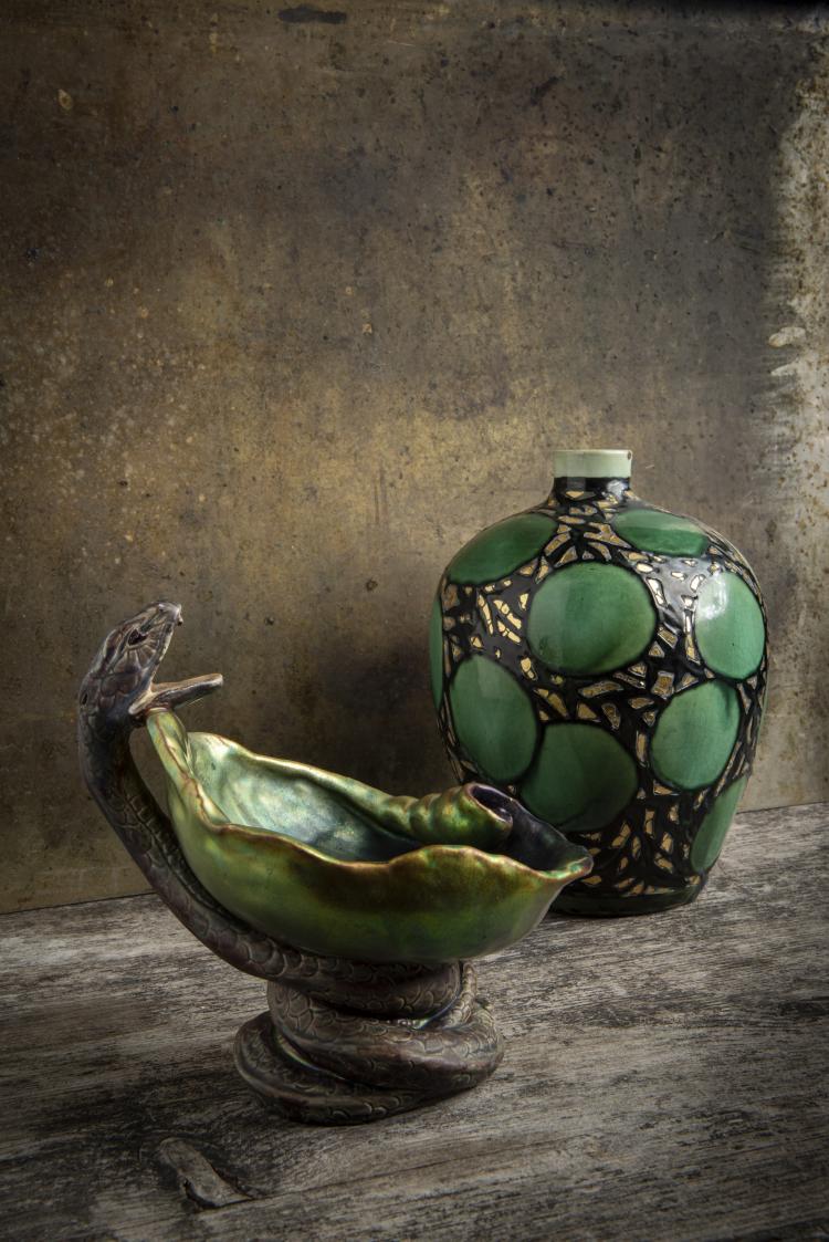 Bild 4 zu Objekt, 'Goldmosaik' vase,  1906, Max Laeuger, Laeuger, Max, Kandern, 150B 519