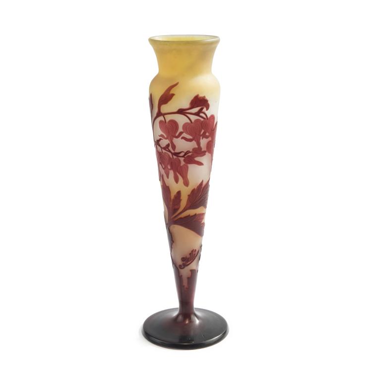 Hauptbild zu Objekt, Vase 'Coeur de Jeanette', 1920er Jahre, Gall&eacute;, Etablissements, Nancy, 150B 205