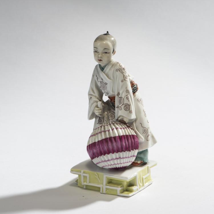 Hauptbild zu Objekt, 'Chinesenjunge', 1931, Mathilde Jaksch, Augarten, Wien, 150B 568