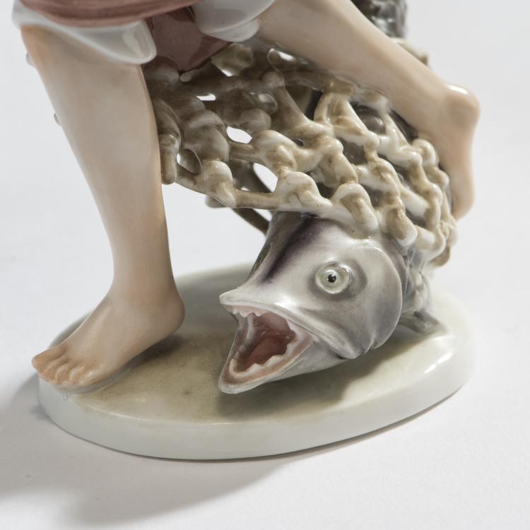 Bild 3 zu Objekt, 'Fischerin', um 1930, Mathilde Jaksch, Augarten, Wien, 150B 567