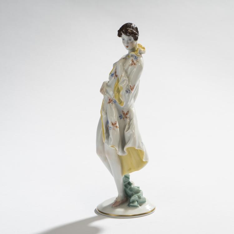 Bild 1 zu Objekt, 'Girl on the Beach', c. 1930, Mathilde Jaksch, Augarten, Wien, 150B 561