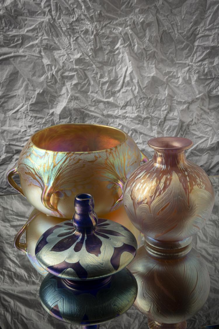 Bild 1 zu Objekt, 'Ph&auml;nomen'-Vase, Modell f&uuml;r die Sommerausstellung des Bayerischen Kunstgewerbevereins M&uuml;nchen, 1899, L&ouml;tz Wwe., Klosterm&uuml;hle, 150B 285