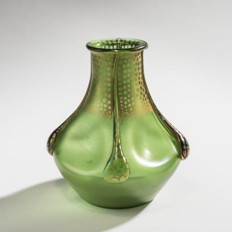 Hauptbild zu Objekt, 'Vesuvian'-Vase, 1901, L&ouml;tz Wwe., Klosterm&uuml;hle, 150B 296