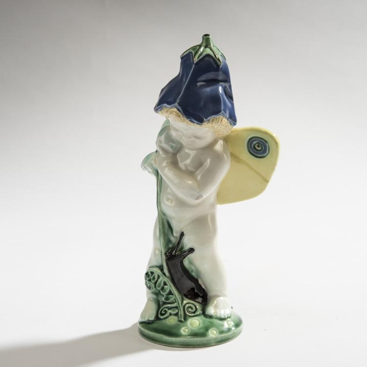 Hauptbild zu Objekt, Blumenamor, um 1910, Michael Powolny, Wiener Keramik, 150B 575