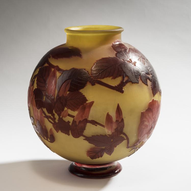 Bild 1 zu Objekt, Vase 'Magnolias', 1920er Jahre, Gall&eacute;, Etablissements, Nancy, 150B 206