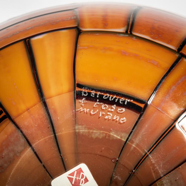 Bild 2 zu Objekt, 'Tessere ambra' bowl, 1956, Ercole Barovier, Barovier & Toso, Murano, 152C 717