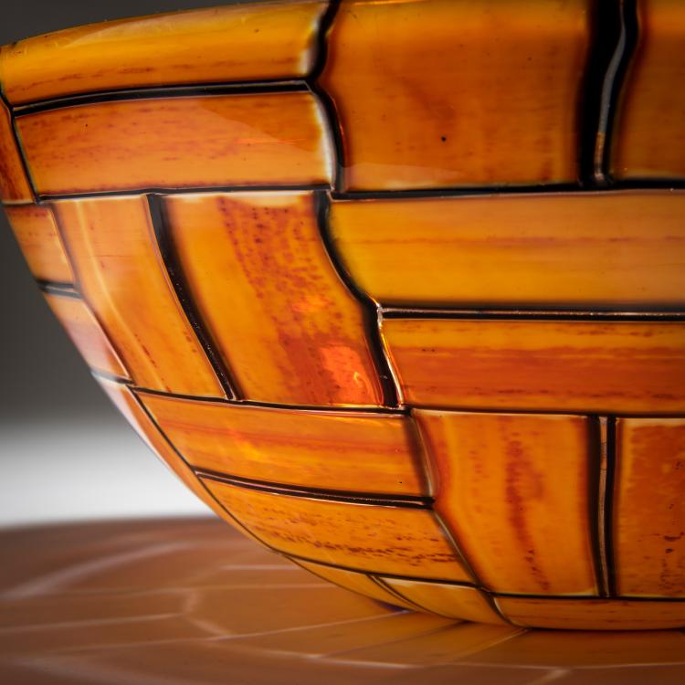 Bild 3 zu Objekt, 'Tessere ambra' bowl, 1956, Ercole Barovier, Barovier & Toso, Murano, 152C 717
