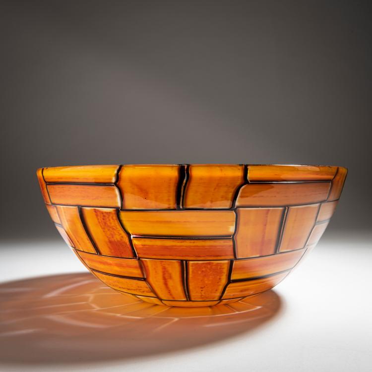 Bild 4 zu Objekt, 'Tessere ambra' bowl, 1956, Ercole Barovier, Barovier & Toso, Murano, 152C 717