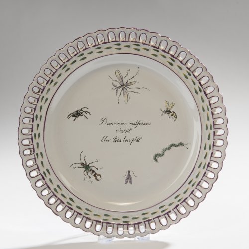 Decorative plate, 1870s