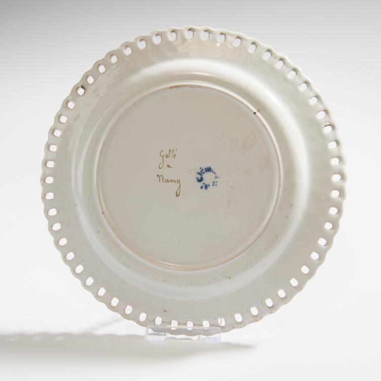 Bild 1 zu Objekt, Decorative plate, 1870s, Gall&eacute;, Emile, Nancy, 150B 495