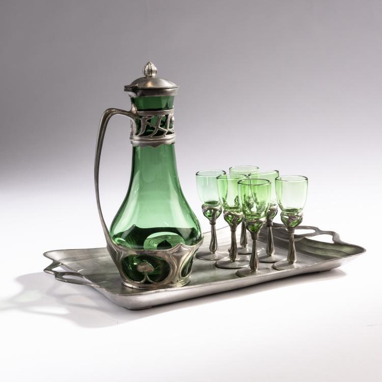 Hauptbild zu Objekt, Lik&ouml;rset, um 1902, Scherf, Walter & Co., N&uuml;rnberg, 150B 427