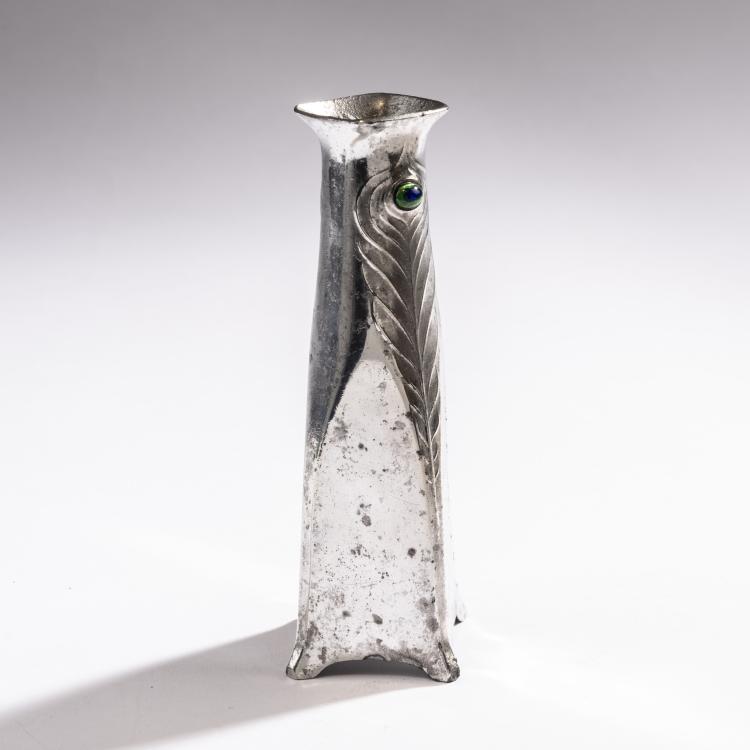 Hauptbild zu Objekt, Vase 'Pfauenfeder', 1900/1901, Scherf, Walter & Co., N&uuml;rnberg, 150B 426