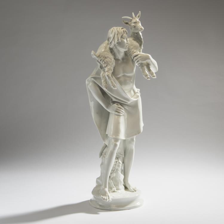 Hauptbild zu Objekt, 'Shepherd', 1929, Ludwig Nick, Meissen, StPM, 150B 527