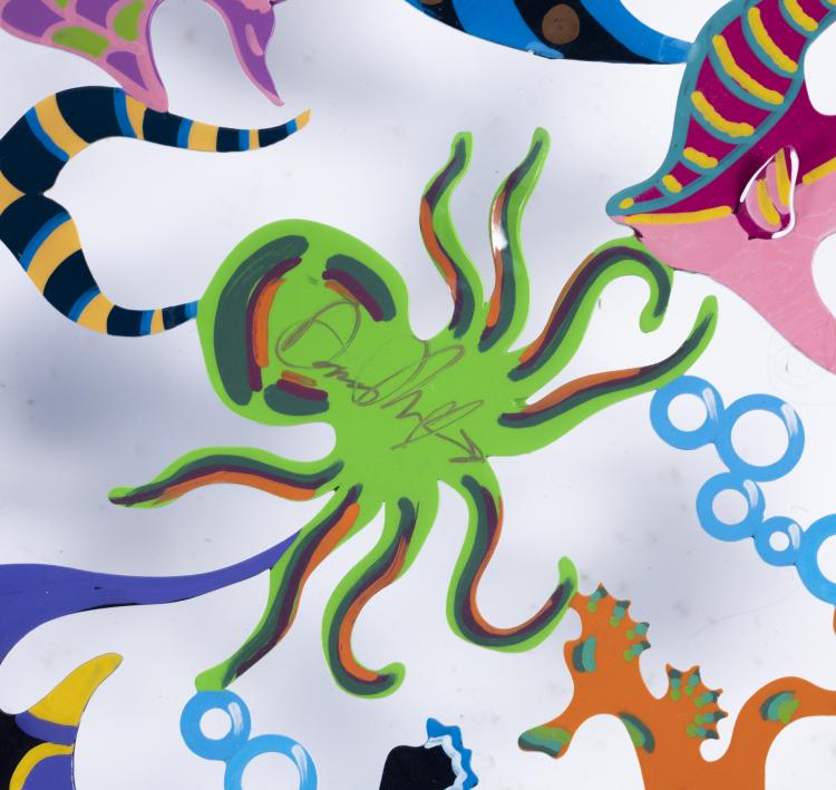 Bild 2 zu Objekt, Metal Wall Sculpture 'Go with the Flow', 21st Century, David Kracov, 151C 715