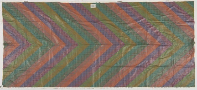 Bild 1 zu Objekt, Set of two swatches of fabric, 'Mira Orion' and 'Mira Cinna' - 'MIRA QUARTO', 1985, Verner Panton, Mira-X, Suhr, 151B 565