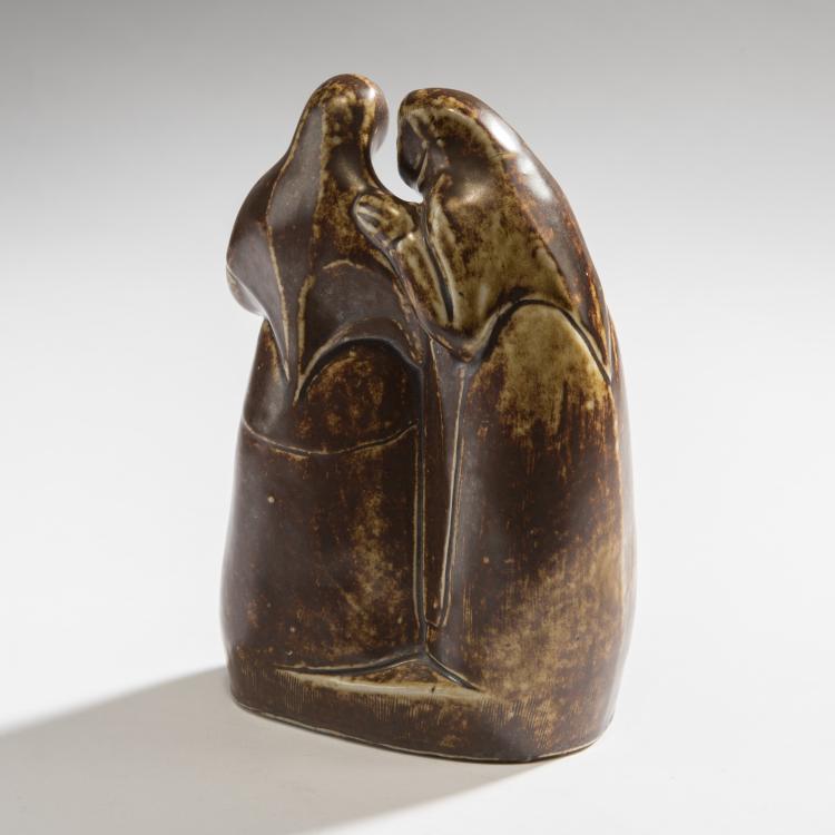 Bild 3 zu Objekt, 'Two gossiping women', c. 1910, Hans Wewerka, Hanke, Reinhold, H&ouml;hr, 150B 510