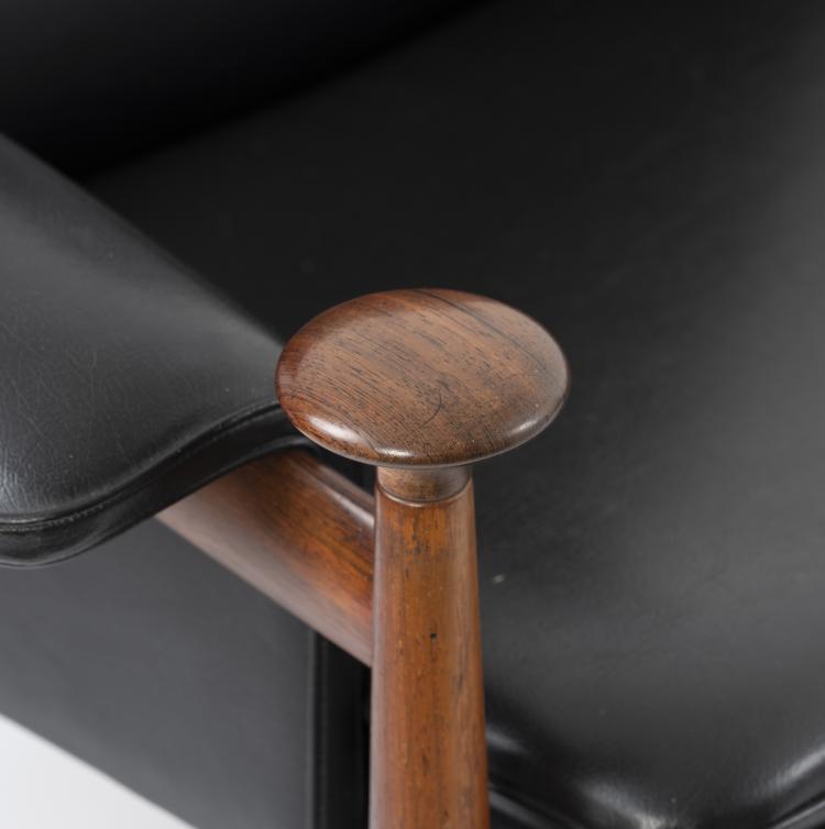 Bild 6 zu Objekt, Sessel 'Bwana' mit Ottoman, um 1958, Finn Juhl, France & S&oslash;n, Kopenhagen, 151B 393