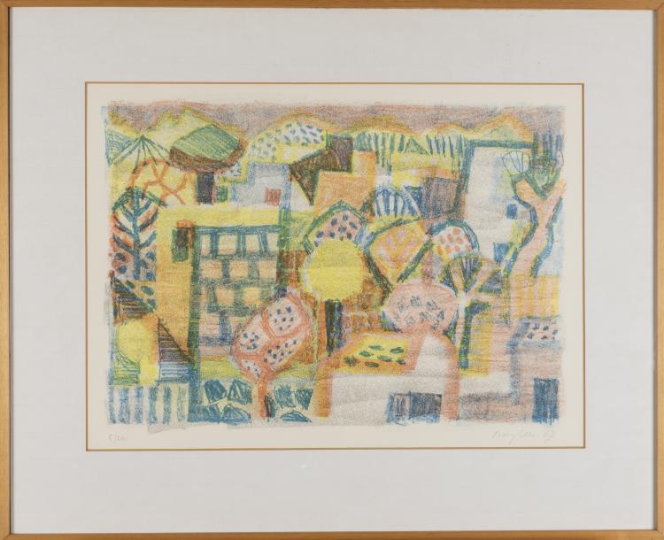 Hauptbild zu Objekt, 'Fr&uuml;hling', 1967, Eduard Bargheer, 151C 607