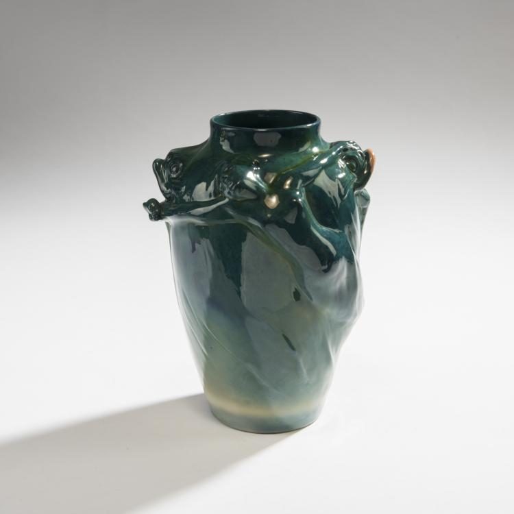 Bild 1 zu Objekt, Vase with mermaid, 1897, Alf Wallander, R&ouml;rstrands Porslinsfabriker AB, Lidk&ouml;ping, 150B 592