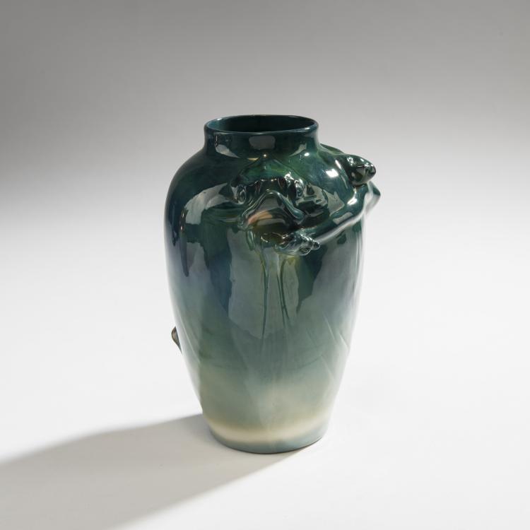 Bild 3 zu Objekt, Vase with mermaid, 1897, Alf Wallander, R&ouml;rstrands Porslinsfabriker AB, Lidk&ouml;ping, 150B 592
