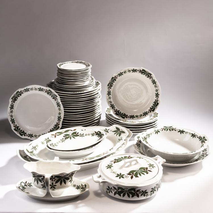Hauptbild zu Objekt, Service 'Vine', c. 1905, Selle, Ferdinand, Burgau, 150B 543
