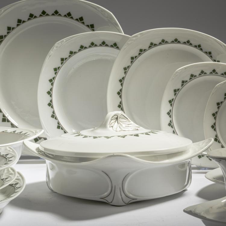 Bild 1 zu Objekt, Service 'Eckform', um 1905, Selle, Ferdinand, Burgau, 150B 544