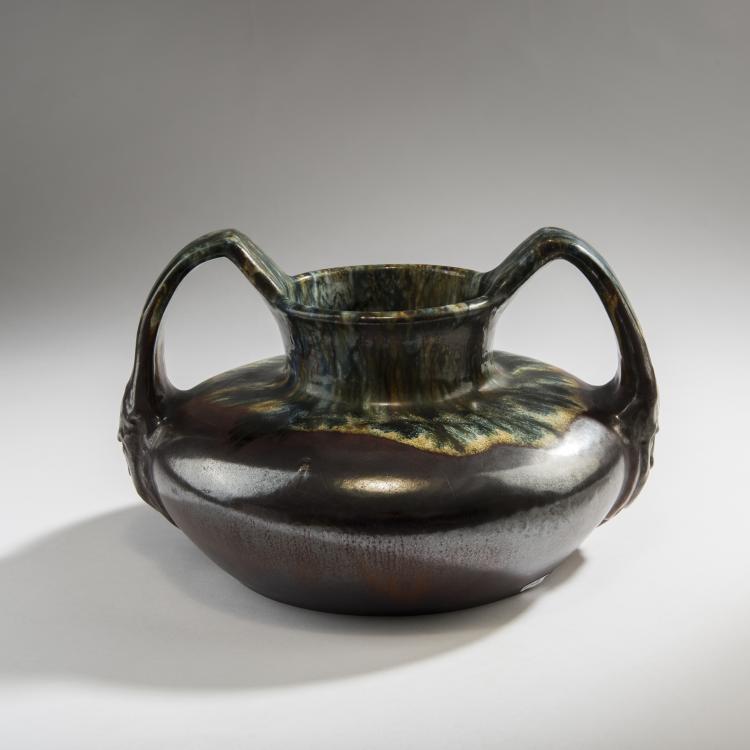 Hauptbild zu Objekt, Henkelvase mit zwei Masken, um 1906, Ernst Barlach, Mutz, Richard, Berlin, 150B 530