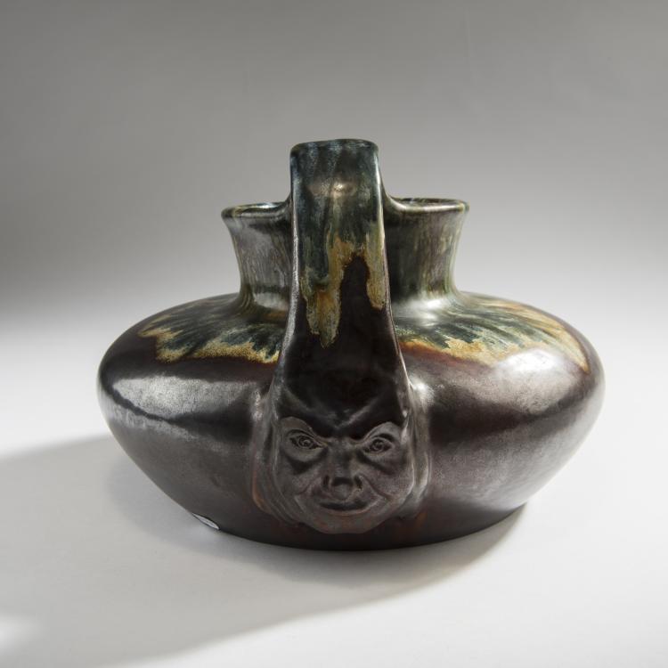 Bild 3 zu Objekt, Henkelvase mit zwei Masken, um 1906, Ernst Barlach, Mutz, Richard, Berlin, 150B 530