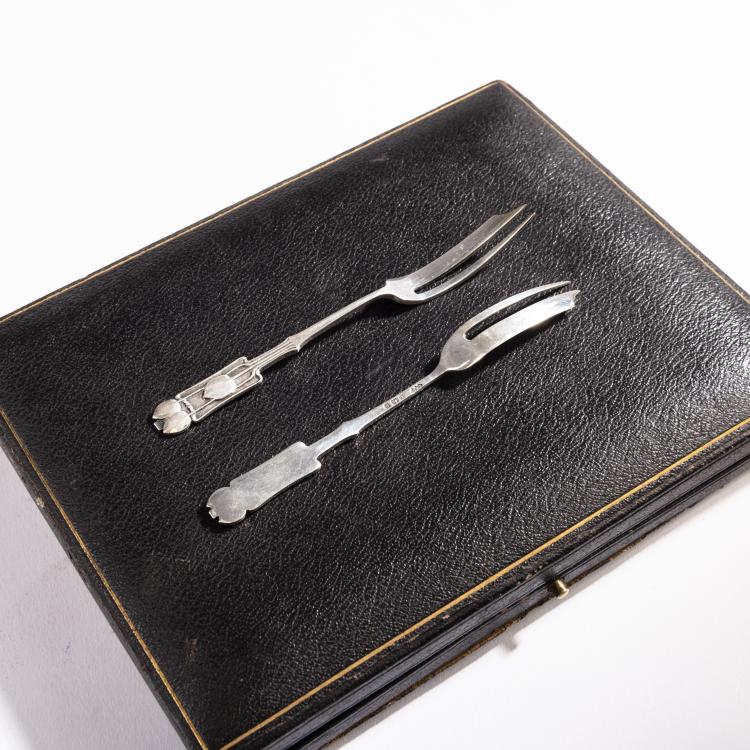 Bild 3 zu Objekt, Sechs Obstgabeln in Etui, 1923, Liberty & Co., London, 150B 471