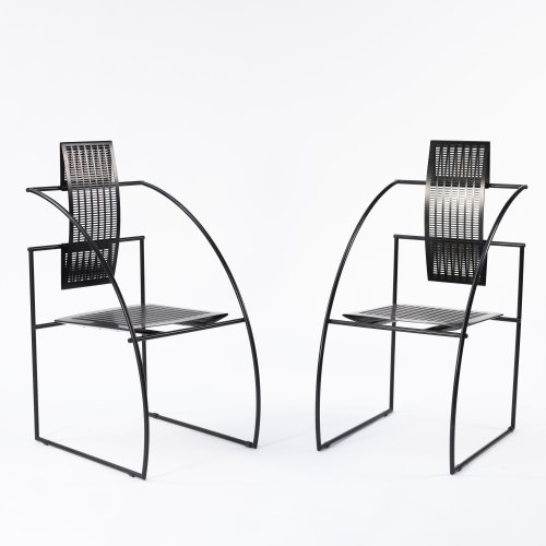Set of two 'Quinta' armchairs, 1985