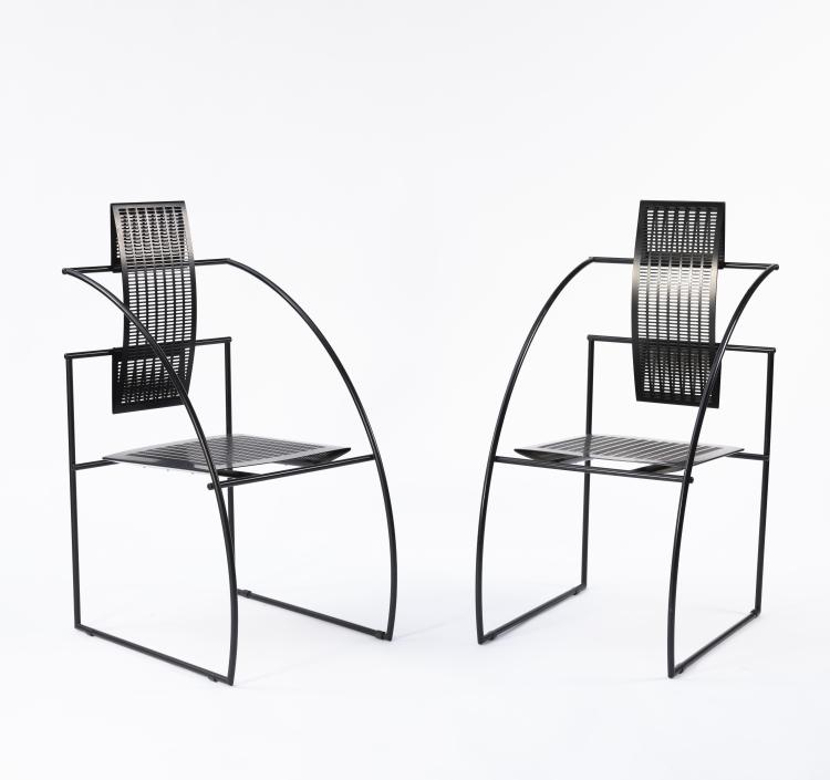 Hauptbild zu Objekt, Set of two 'Quinta' armchairs, 1985, Mario Botta, Alias, Bergamo, 151B 564