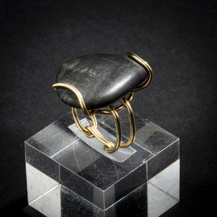 Hauptbild zu Objekt, Pebble ring, c. 1962, Naum Slutzky, 151A 153