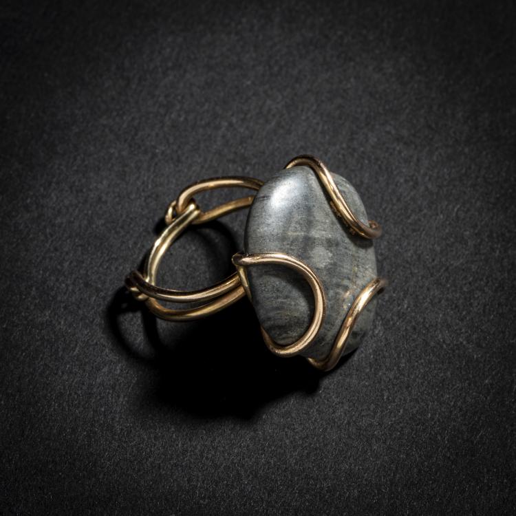 Hauptbild zu Objekt, Pebble ring, c. 1962, Naum Slutzky, 151A 154