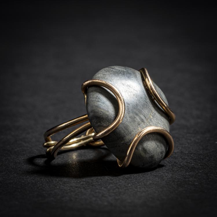 Bild 1 zu Objekt, Pebble ring, c. 1962, Naum Slutzky, 151A 154