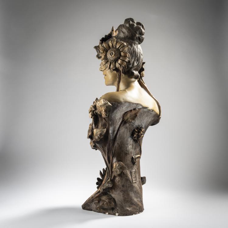 Bild 2 zu Objekt, 'Sunflower' - 'Hyliothrope', c. 1899, A. Bertrand,Ipazzio A. Bortone, Goldscheider, Friedrich, 153C 472