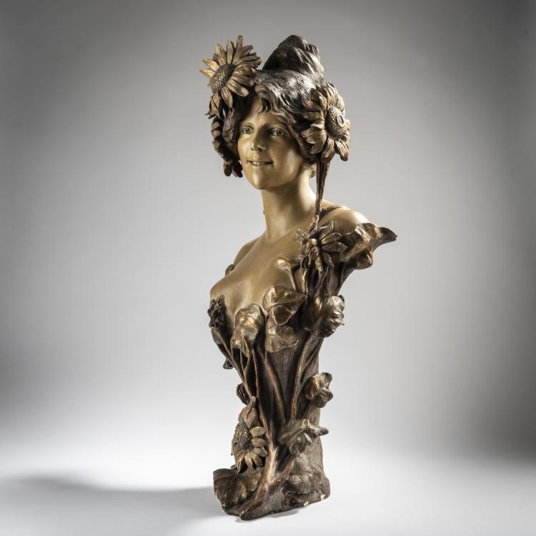 Bild 3 zu Objekt, 'Sunflower' - 'Hyliothrope', c. 1899, A. Bertrand,Ipazzio A. Bortone, Goldscheider, Friedrich, 153C 472