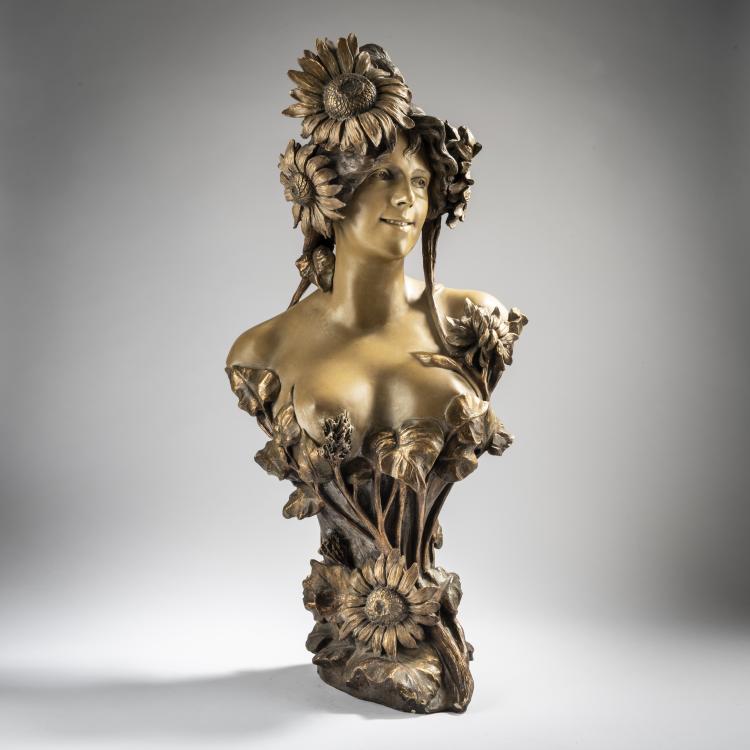 Bild 4 zu Objekt, 'Sunflower' - 'Hyliothrope', c. 1899, A. Bertrand,Ipazzio A. Bortone, Goldscheider, Friedrich, 153C 472