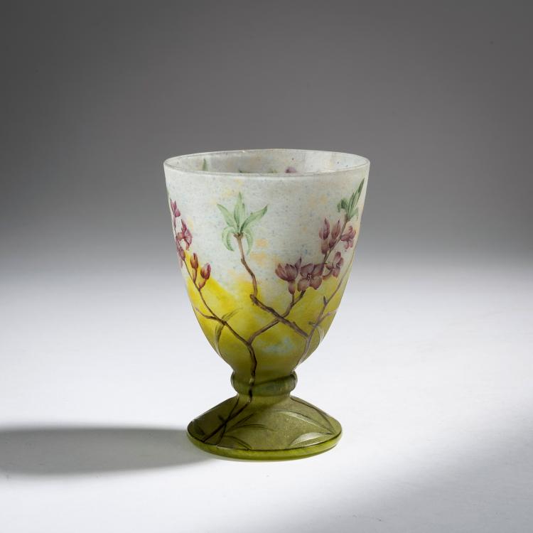 Hauptbild zu Objekt, Vase 'Bois gentil', 1906, Daum Fr&egrave;res, Nancy, 153B 123