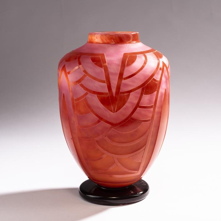Bild 1 zu Objekt, Vase 'N&eacute;nuphars rouges', 1928-30, Schneider, Epinay-sur-Seine, 150B 267