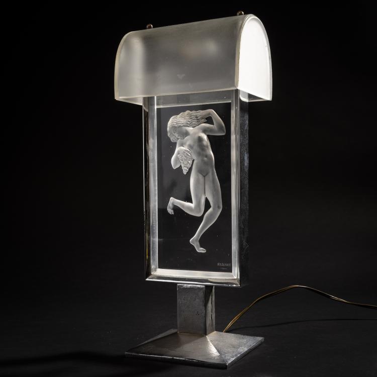 Bild 1 zu Objekt, 'Bacchante' table lamp, 1931, Ren&eacute; Lalique, Lalique, Ren&eacute;, Wingen-sur-Moder, 150A 71
