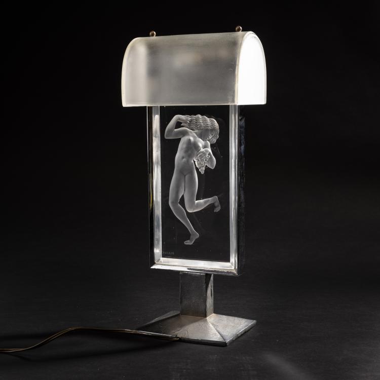Bild 3 zu Objekt, 'Bacchante' table lamp, 1931, Ren&eacute; Lalique, Lalique, Ren&eacute;, Wingen-sur-Moder, 150A 71