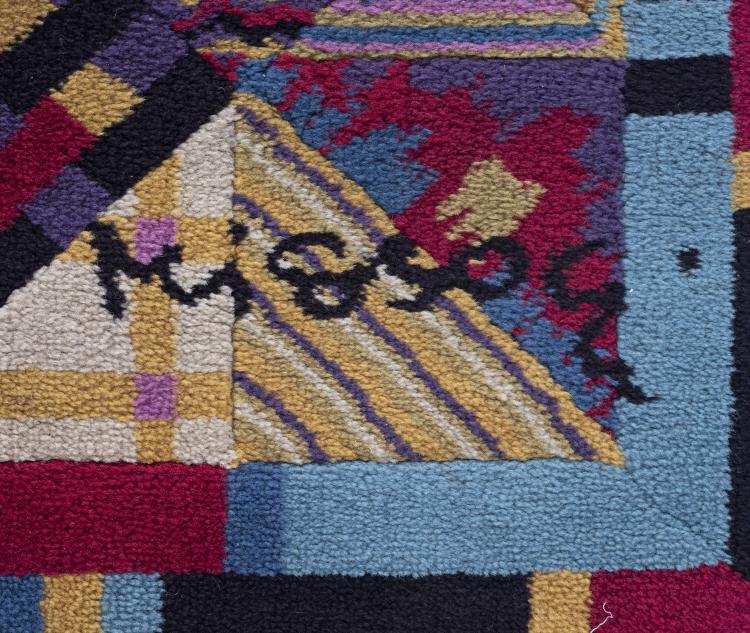 Bild 1 zu Objekt, 'Strio' carpet, 1980s, Ottavio Missoni, Vestor, T. & J., Golasecca; Missoni, Mailand, 151B 567