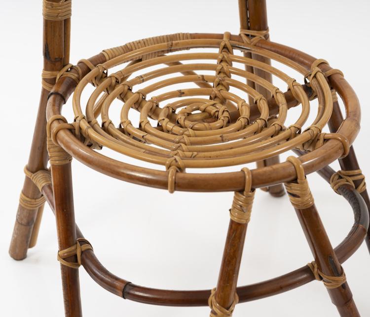 Bild 5 zu Objekt, Set of four wicker chairs, 1950s, Italien, 151B 389