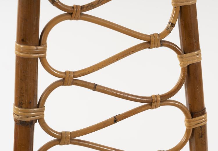 Bild 7 zu Objekt, Set of four wicker chairs, 1950s, Italien, 151B 389