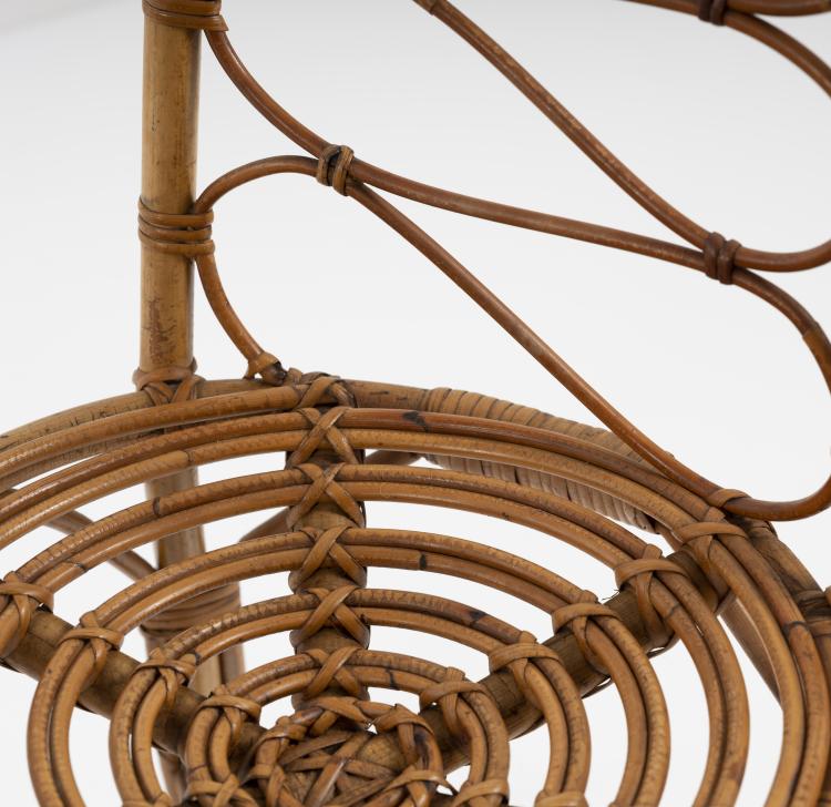 Bild 10 zu Objekt, Set of four wicker chairs, 1950s, Italien, 151B 389