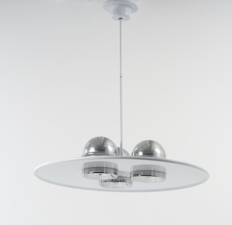 Hauptbild zu Objekt, 'Lampros' ceiling light, 1978, Ettore Sottsass, Stilnovo, Mailand, 151B 550