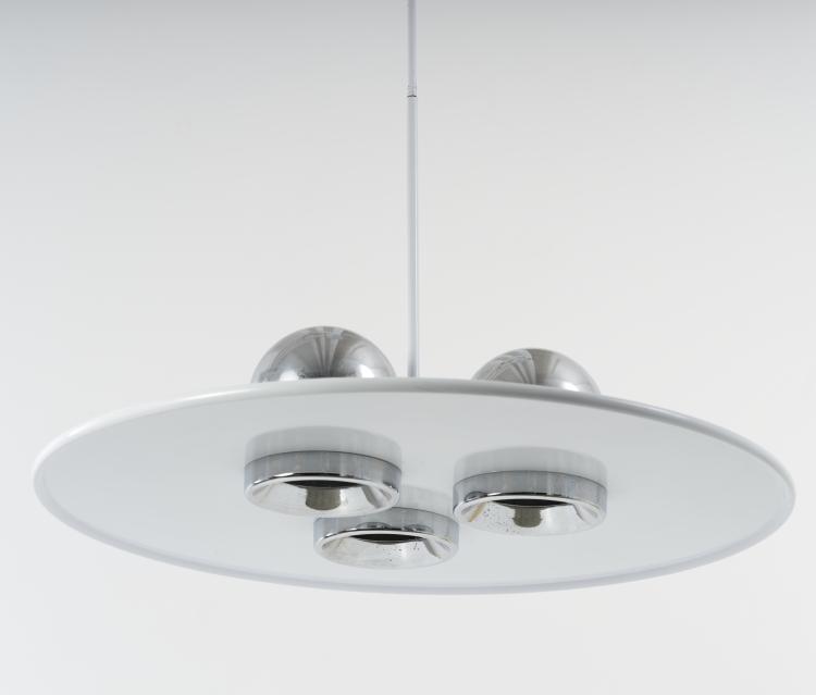 Bild 1 zu Objekt, 'Lampros' ceiling light, 1978, Ettore Sottsass, Stilnovo, Mailand, 151B 550